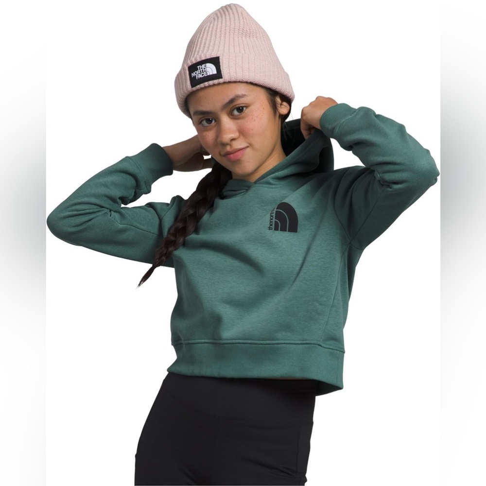 The North Face Camp Fleece Pullover Hoodie Sweatshirt Cozy Cropped Casual Soft
